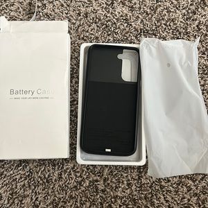 NWT Battery Phone Case for Samsung Galaxy s21 fe black